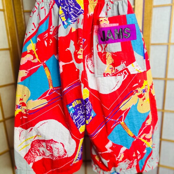 Vintage Jams World Paris Rock Shorts - Picture 2 of 8